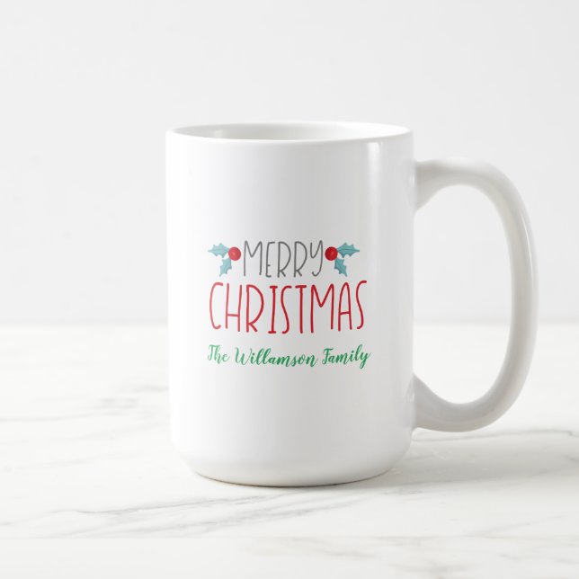 Taza De Café Navidades maravillosos (Derecha)