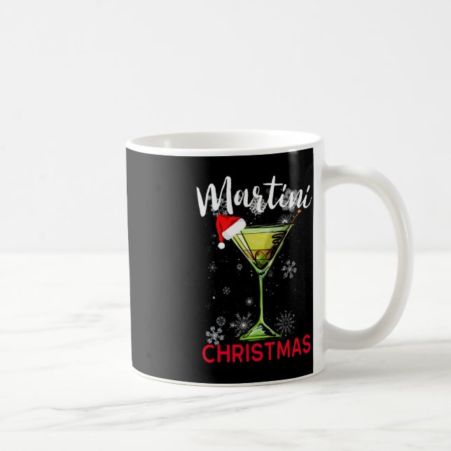 Taza De Café Navidades Martini Cocktail Happy Hour Fun Drink Gi (Derecha)