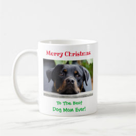 Taza De Café Navidades Mejor Madre Perro Mascota Foto