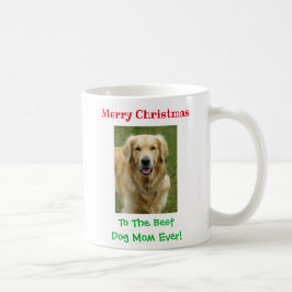 Taza De Café Navidades Mejor Madre Perro Mascota Foto