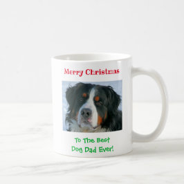 Taza De Café Navidades mejor perro papá Mascota foto
