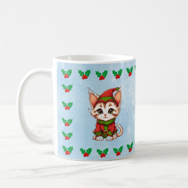 Taza De Café Navidades Meow (Izquierda)