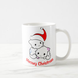 Taza De Café Navidades Meowy