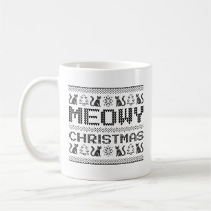 Taza De Café Navidades Meowy