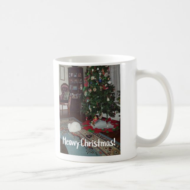 Taza De Café ¡Navidades Meowy! (Derecha)