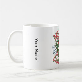 Taza De Café Navidades Merry & Caffeinated Mug