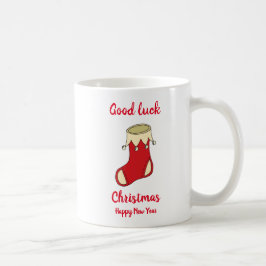 Taza De Café Navidades minimalistas y Año Nuevo Feliz Café Mu