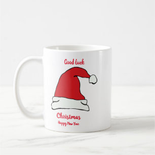 Taza De Café Navidades minimalistas y Año Nuevo Feliz Café Mu