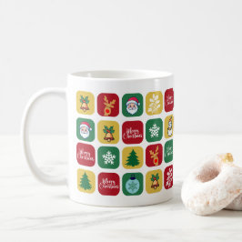 Taza De Café Navidades modernos adornos de árbol Santa Ornament