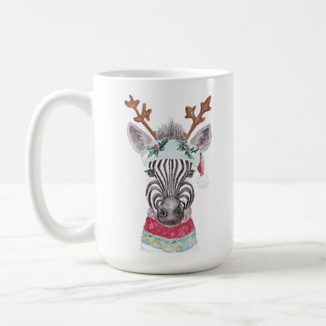 Taza De Café Navidades modernos idea de regalo Mug (Izquierda)