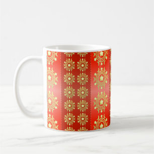 Taza De Café Navidades Moon Star Pattern-65756
