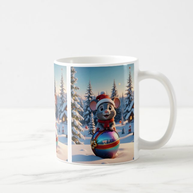 Taza De Café Navidades Mouse Mug (Derecha)