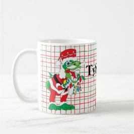 Taza De Café Navidades Mug 11 oz. "TySANTAsaurus Rex"