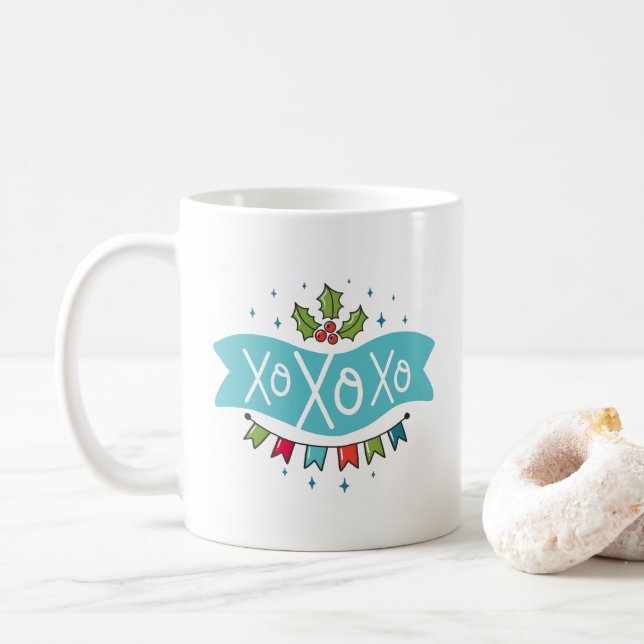Taza De Café Navidades Mug con 2 diseños (Con donut)