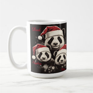 Taza De Café Navidades Mug por Papás y 2 niños