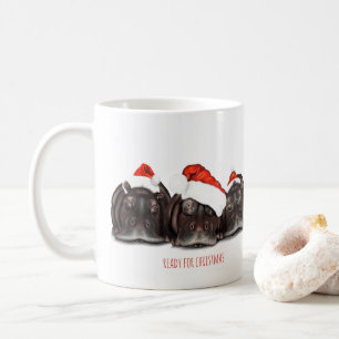 Taza De Café Navidades Mug 'Ready for Navidad Sleepy Hippos