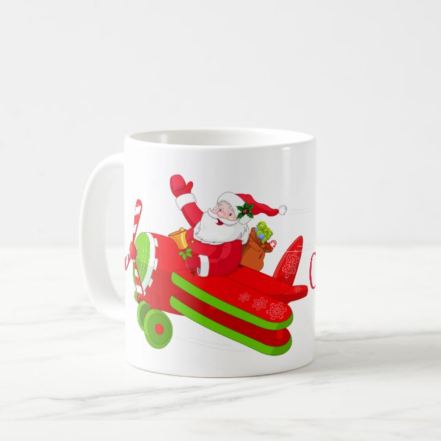 Taza De Café Navidades Mug-Santa (Anverso izquierdo)