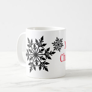 Taza De Café Navidades Mug-Snowflakes