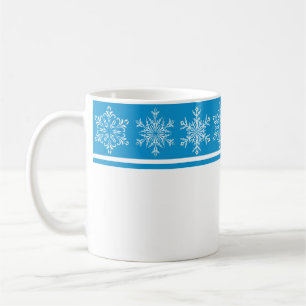 Taza De Café Navidades Mug-Snowflakes