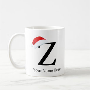 Taza De Café Navidades Mug "Z" Inicial