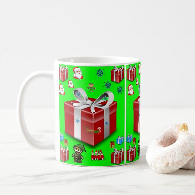 Taza De Café Navidades Mugs (Con donut)