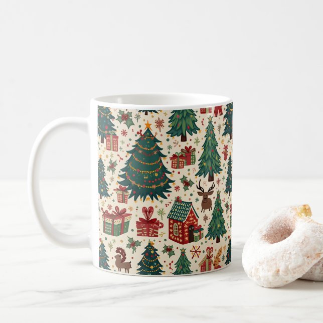 Taza De Café Navidades mugs (Con donut)