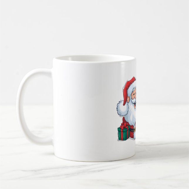 Taza De Café Navidades Mugs Set de 4, Navidades Coffee Mugs con (Izquierda)