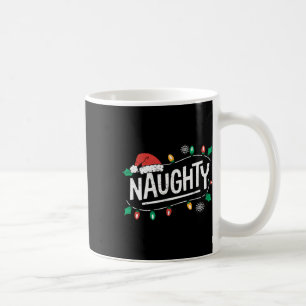 Taza De Café Navidades Naughty Nice Mateo Divertidas Noches Par