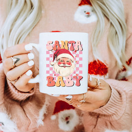 Taza De Café Navidades navideños de Santa Bebé