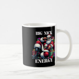 Taza De Café Navidades navideños del Gran Nick Energy Fun Santa