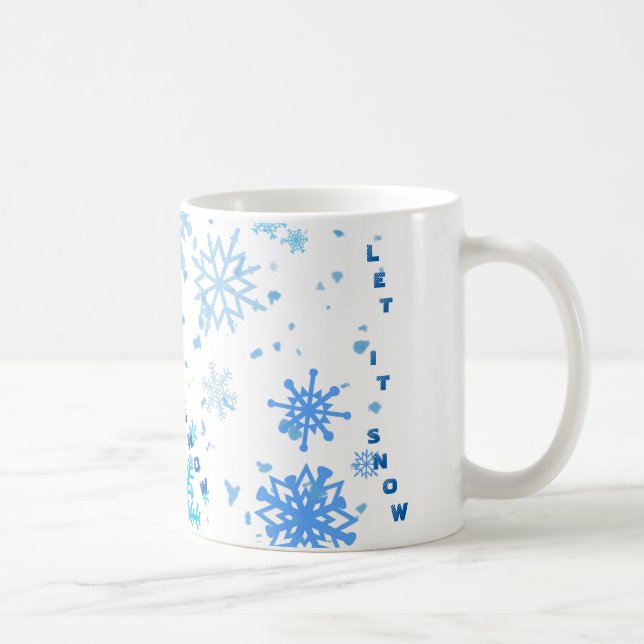 Taza De Café Navidades Nevada (Derecha)