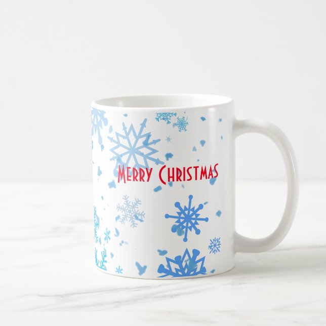 Taza De Café Navidades Nevada (Derecha)
