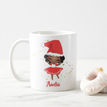 Navidades Niña Ballerina, Santa Hat
