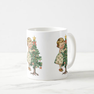 Taza De Café Navidades Niña Bebé