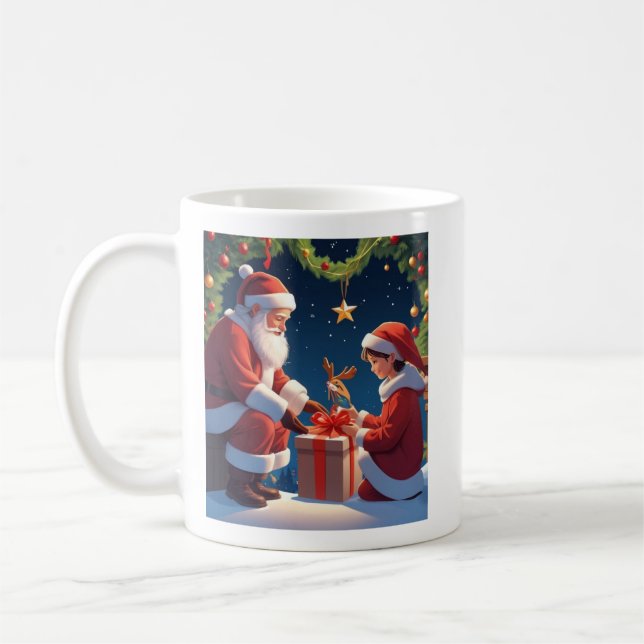 Taza De Café (Navidades no 2) Classic Mug, 11 oz (Izquierda)