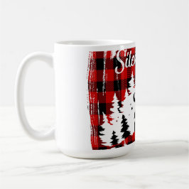 Taza De Café Navidades nocturnos silenciosos de 15 oz