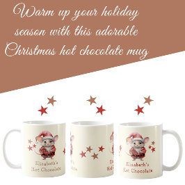 Taza De Café Navidades nombre tazón de chocolate caliente marró