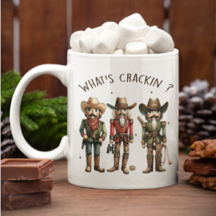 Taza De Café Navidades Nutcracker Western Cowboy