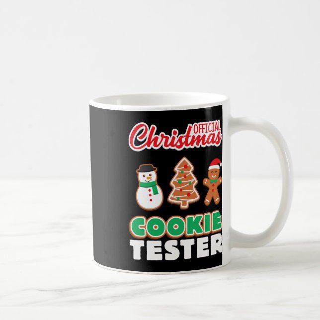 Taza De Café Navidades oficiales Cookie Tester T Xmas Cute Todd (Derecha)