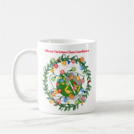 Taza De Café Navidades oficiales Coordinador del caos