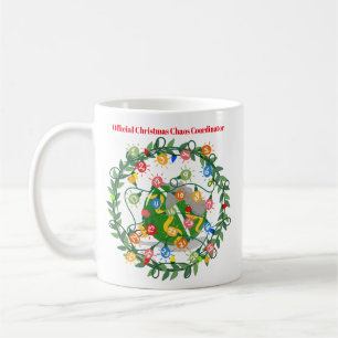 Taza De Café Navidades oficiales Coordinador del caos