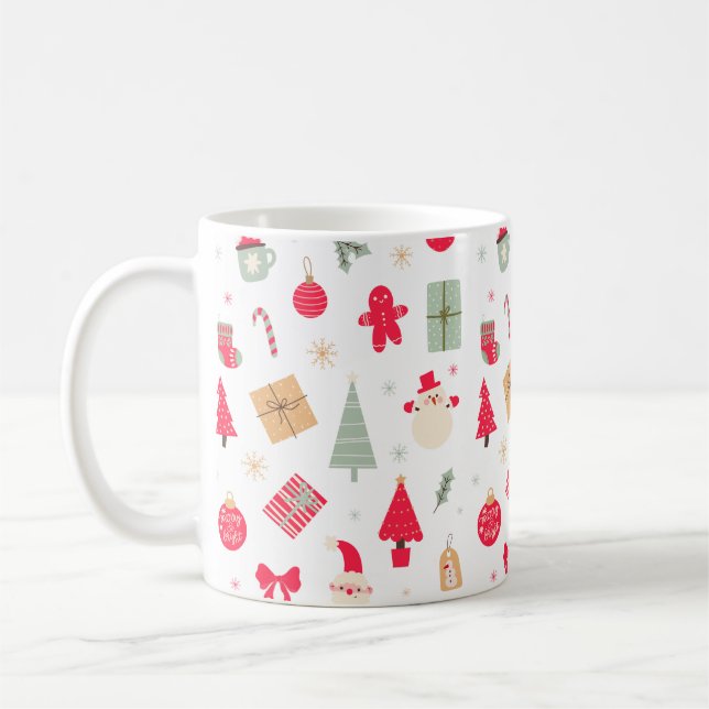 Taza De Café Navidades Oh Qué Divertido Primer Cumpleaños (Izquierda)