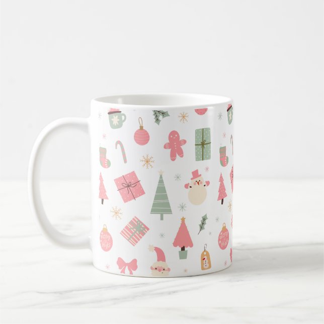 Taza De Café Navidades Oh Qué Divertido Primer Cumpleaños (Izquierda)