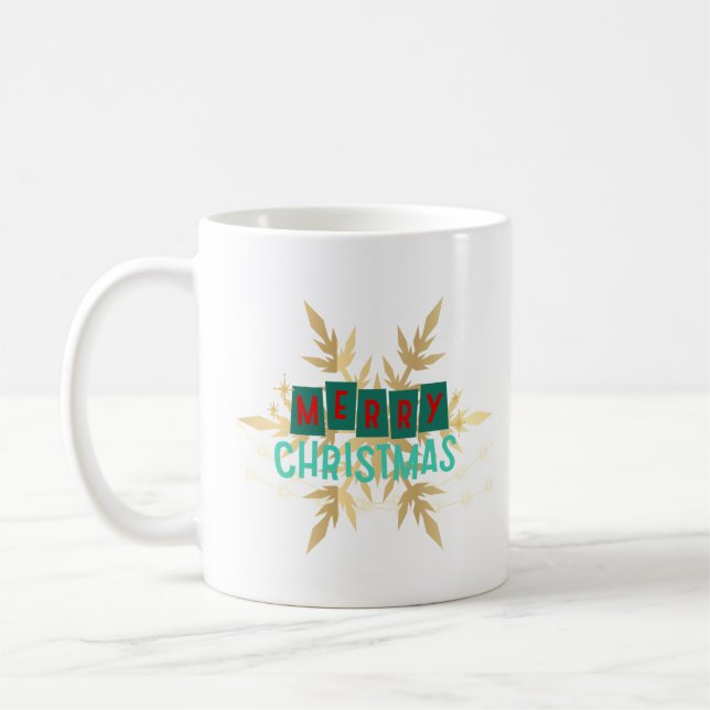 Taza De Café Navidades, ornamentos 01 (Izquierda)