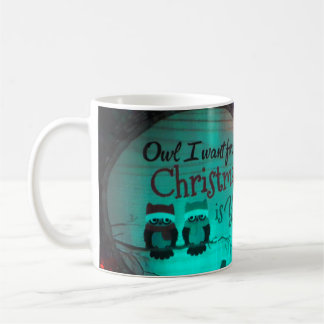 Taza De Café Navidades Owls