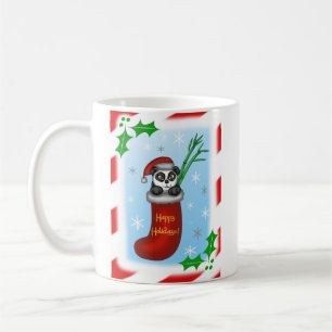 Taza De Café Navidades Panda