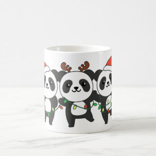 Taza De Café Navidades Panda Navidades Animales Cutan El Coff P