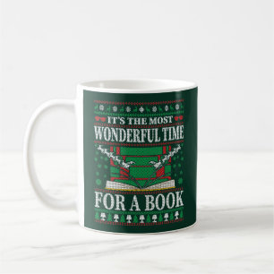 TAZA DE CAFÉ NAVIDADES PARA LOS AMANTES DEL LIBRO