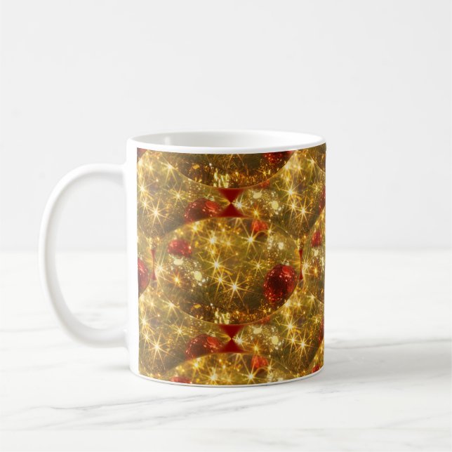Taza De Café Navidades parlanchín alumbran a Mug (Izquierda)