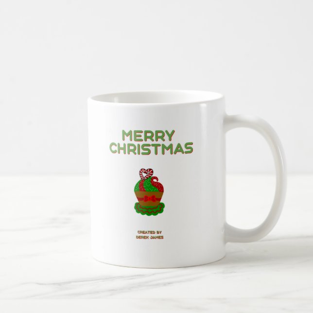 Taza De Café Navidades Pastel de café Café Mug (Derecha)